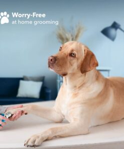 Boshel Dog Nail Clippers and Trimmer with Safety Guard to Avoid Over-Cutting Nails & Free Nail File - Razor Sharp Blades - Sturdy Non Slip Handles - for Safe, Professional at Home Grooming Large/Medium 27 71oTUuADIWL