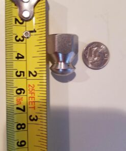 Sewer Jetter Kit 1/4" NPT x 50' Hose & 4.5 Orifice Button Nose Nozzle 4000 PSI 1/4 in. 37 71oThI1fMtL