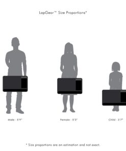 LapGear Home Office Pro Lap Desk with Wrist Rest, Mouse Pad, and Phone Holder - Black Carbon - Fits Up to 15.6 Inch Laptops - Style No. 91498 Retail Packaging 22 71oTqelzJqL