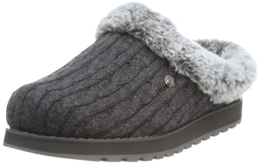 Skechers Women's Ice Angel Slipper 5.5 Charcoal