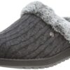 Skechers Women's Ice Angel Slipper 6.5 Charcoal