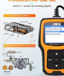 ANCEL AD410 Enhanced OBD II Vehicle Code Reader Automotive OBD2 Scanner Auto Check Engine Light Scan Tool (Black/Yellow) 36 71oUzpYygSL
