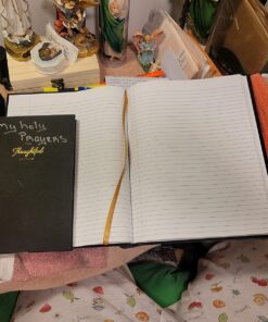 Blueline Executive Notebook with Ribbon Bookmark, 1-Subject, Medium/College Rule, Black Cover, (75) 10.75 x 8.5 Sheets 29 71oV5b4txWL