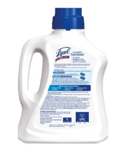 Lysol Laundry Sanitizer Additive, Bacteria-Causing Laundry Odor Eliminator, 0% Bleach Laundry Sanitizer, color, , 90 Fl Oz Crisp Linen 18 71oVY0rbATL