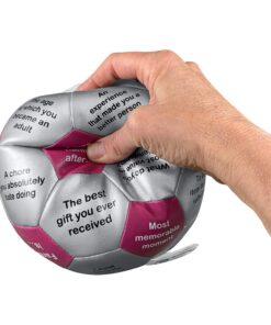 Trainers Warehouse Getting to Know You Thumball 6" | Conversation Starter, Ice Breaker, Team Building Game for The Office in Any Setting | 32 Prompt Panels 14 71oWFkeHPKL