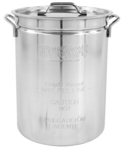 Bayou Classic 1118 32-qt Stainless Steel Turkey Fryer Perfect For Frying Up To 18-lb Turkeys Includes Perforated Poultry Rack and Lift Hook 12-in Stainless Thermometer 1-oz Seasoning Injector 31 71oWhv4h3QL