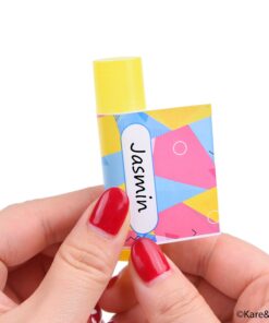 Kare & Kind Value Pack of 385 Writable Labels - 11 Different Designs - for Lip Balm Containers, Nasal Inhaler Tubes, etc. - Self Adhesive, Easy Peel - Fineliner Pen Included for Label Writing 385 pieces Multicolor 10 71oX5wKfnL