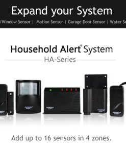 HA-434RTL Home Garage Driveway Business Office Motion Alert and Alarm Security Indoor Outdoor Infrared Detector System Kit Motion Alert Kit 18 71oXGB2WAKL