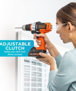 BLACK+DECKER 20V MAX Matrix Cordless Drill/Driver (BDCDMT120C), Drill Kit (Orange) Drill Kit (Orange) 21 71oXIlmCKbS