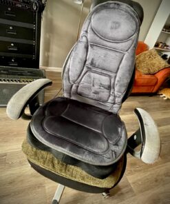 Snailax Vibration Massage Seat Cushion, Back Massager for Chair with Heat, 6 Vibrating Motors and 2 Heat Levels, Massage Chair Pad for Home Office use, Christmas Gifts for Men, Women 1 Count (Pack of 1) 37 71oXNr1oKmL