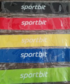 Sportbit Exercise Resistance Bands Set of 5 + Bag | Best Elastic Resistance Loop Bands for Stretching, Yoga, Physical Therapy, Workout, Home Fitness and Sport 32 71oXljXXIZL