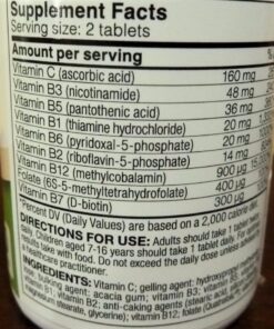 Super B-Complex – Methylated Sustained Release Clean Label B Complex With Methylfolate, Boosted B12 Methylcobalamin, Vegan, Lab Verified, 60 Small Tablets, by Igennus Unflavored 60 Count (Pack of 1) 39 71oZF0Tr3L