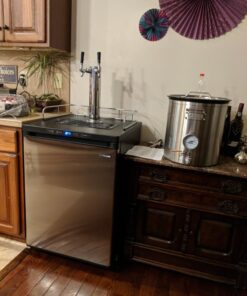 Kegco MDK-309SS-01 Keg Dispenser, Stainless Steel, 2 Tap 24 71oavxOoRL