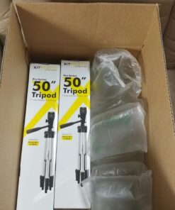 50 Inch Aluminum Camera Tripod for Canon, Nikon, Sony, Samsung, Olympus, Panasonic & Pentax + eCost Microfiber 47 71obxBkY6nL