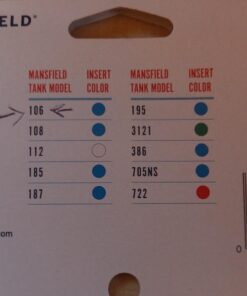 Mansfield Plumbing 630-0207 Univ Flapper 3 inch Kit , Blue 17 71oc20HTL6L