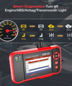 LAUNCH CRP123 OBD2 Scanner 2024 Newest Elite Code Reader Engine/ABS/SRS/Transmission Car Diagnostic Tool, ABS Code Reader, SRS Scan Tool, Check Engine Code Reader, Lifetime Free Update Scan Tool 32 71ocRuKOajL