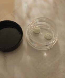 Houseables 3 Gram Jar, 3 ML, Black, 50 Pk, BPA Free, Cosmetic Sample Empty Container, Plastic, Round Pot, Screw Cap Lid, Small Tiny 3g Bottle, for Make Up, Eye Shadow, Nails, Powder, Paint, Jewelry 50 Count 47 71ocUNViPnL