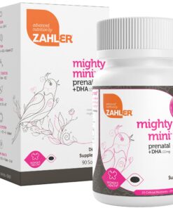 Zahler Mighty Mini Prenatal Vitamin with DHA & Folate - Certified Kosher - All Natural Prenatal Vitamins - Multivitamin for Pregnant Women - 19 Prenatal Vitamins Including Folic Acid (90 Softgels) 28 71odeUqveL
