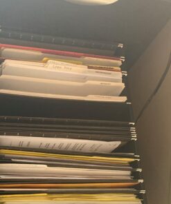 Blue Summit Supplies 100 White File Folders, 1/3 Cut Tab with Assorted Positions, Letter Size, Great for Organizing and Easy File Storage, 100 Pack 11 71odwIkQFpL