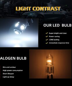 EverBright 20-Pack T10 194 Led Bulb, White 5050 5 SMD 2825 W5W 912 168 LED Bulb Replacement For Car Interior Lights Clearance Wedge Dome Trunk Dashboard Bulb License Plate Light Lamp DC 12V DC-12V 17 71oeHat8lL