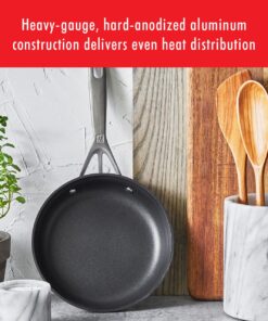 ZWILLING Motion Nonstick Hard-Anodized 10-Piece Cookware Set in Grey, Dutch Oven, Fry pan, Saucepan 11 71oek86hedL