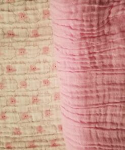 Hudson Baby Unisex Baby Cotton Muslin Swaddle Blankets, Pink Sheep, 2-Pack 16 71of22pKNdL