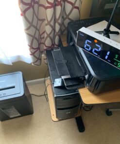 Frossvt Paper Shredder for Home Office Use, 12-Sheet Micro-Cut Paper and Credit Card, Security Level P-4, 5.3-Gallon Bin 44 71og4WwVygL