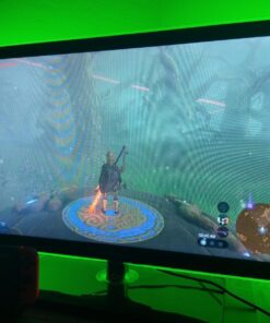 Luminoodle Color Bias Lighting, USB TV and Monitor Backlight LED Strip Lights Kit with Dimmer, Remote - 6.6 ft for 24" to 60" TV - Medium Pro:Medium(24 - 29 in TV) 51 71og8pxlg1L