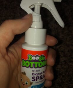 Diaper Rash Cream Spray by Boogie Bottoms, Travel Friendly No-Rub Touch Free Application for Sensitive Skin, from The Maker of Boogie Wipes, Over 200 Sprays per Bottle, 1.7 oz 41 71ogsT7Ng3L
