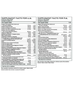 Alternative view of Thorne Research - Multi-Vitamin Elite - A.M. and P.M. Formula to Support a High-Performance Nutrition Program - 180 Capsules