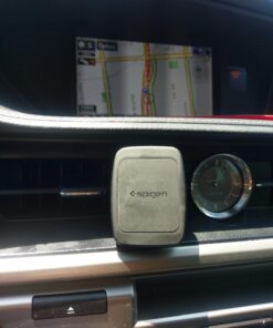 Spigen Hexa Magnetic Air Vent Hands Free Clip Cell Phone Mount Holder for Car Compatible with All Mobile Phones - Black A201 - Premium Air Vent 45 71oh9yM ydL