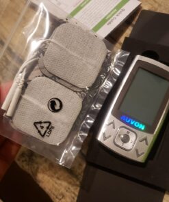 AUVON Dual Channel TENS EMS Unit 24 Modes Muscle Stimulator for Pain Relief, Rechargeable TENS Machine Massager with 12 Pads, ABS Pads Holder, USB Cable and Dust-Proof Storage Bag A Sliver 32 71ohGB2sHrL