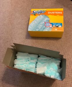 Swiffer Feather Dusters Multi-Surface Duster Refills, Bamboo, White, 18 count 18 Count (Pack of 1) 37 71ohPtEOPbL