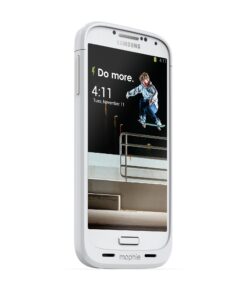 mophie juice pack for Samsung Galaxy S4 (2,300mAh) - White One Size Standard Packaging