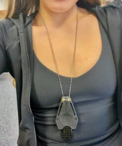 MTech USA – Fixed Neck Knife - Black Blade and Handle, Full Tang, Includes Nylon Fiber Sheath w/ Pocket Clip and Ball Chain - Hunting, Camping, Survival, Tactical, EDC – MT-588BK 35 71oi614AoeL