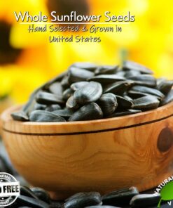 GERBS Raw Whole Sunflower Seed In Shell 4 lbs., Top 14 Allergy Free Foods, Healthy Superfood Snack, Non GMO, No Oils, No Preservatives, Resealable Bag, Gluten Free, Peanut Free, Vegan, Keto, Kosher 4 Pound (Pack of 1) 13 71oiCnaAjsL 4