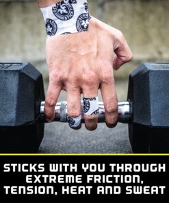 Goat Tape Scary Sticky Premium Athletic Tape | Weightlifting Tape | Thumb Tape for Hook Grip – Sticks with You Through The Toughest Fitness Workouts and Lifts Black & Yellow | Single Pack Pack of 1 20 71oigr7nNmL 6
