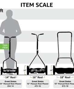Alternative view of Great States 204-14 Hand Reel 14 Inch Push Lawn Mower 14-Inch, 4-Blade Reel Only