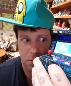 My Arcade Retro Machine Playable Mini Arcade: 200 Retro Style Games Built In, 5.75 Inch Tall, Powered by AA Batteries, 2.5 Inch Color Display, Speaker, Volume Control 35 71ol7fVGgZL