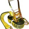 Everest Premium Ratchet Tie Down – 1 PK – 2 IN – 27 FT – 3333 LBS Working Load – 10000 LBS Break Strength – Double J Hook – Cargo Straps Perfect for Moving Appliances, Lawn Equipment and Motorcycles 7 71omXAvDBrL