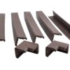 Prince Lionheart Fireplace Guard with Two Corner Protectors, Soften Edges with these Corner Protectors, Baby Head Protector, Table Corner Protectors for Baby - Chocolate Brown 5x 18in edge guards, 2x corners 60 71ompjGG7BL