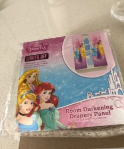 Franco Kids Room Darkening Window Curtain Panel, 42 in x 63 in, Disney Princess 23 71on1jiCpL