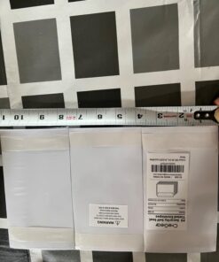 CreGear 90 Count #6 3/4 Small Security Self Seal Tinted Envelopes for Privacy & Business, Size 3-5/8 X 6-1/2 Inches, Peel and Seal Closure, Windowless Design, 24 LB, White 34 71onGLQnPhL