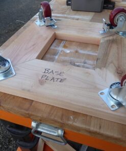 3 inch Heavy Duty Casters Load 1500lbs,Lockable Bearing Caster Wheels with Brakes,Swivel Casters for Furniture and Workbench,Set of 4 (Free screws) 40 71onITW35pL