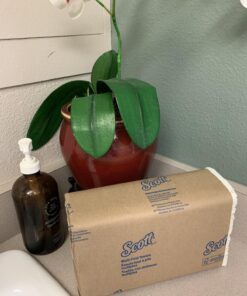 Scott® Multifold Paper Towels (03650), with Absorbency Pockets™, 9.2" x 9.4" sheets, White, Compact Case for Easy Storage, (250 Sheets/Pack, 12 Packs/Case, 3,000 Sheets/Case) 250 Count (Pack of 12) 23 71onXPFdpiL