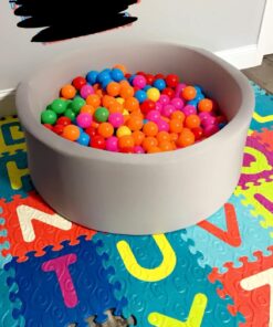 Amazon Basics BPA Free Crush-Proof Plastic Pit Ball with Storage Bag, Toddlers Kids 12+ Months, Pack of 400 Balls, 6 Bright Colors 28 71ooV0I39pL