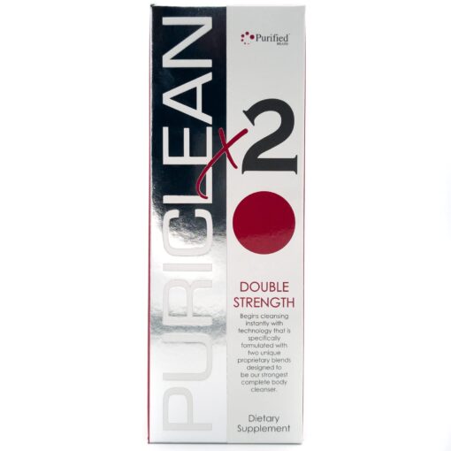 Puriclean X2 Detox Cleanse - Double Strength Cleanser - Formulated with Proprietary Blends for The Strongest Cleanser - Remove Toxins - 4 Capsules - Includes empty 16oz bottle - 1 Pack 1 Pound (Pack of 1)