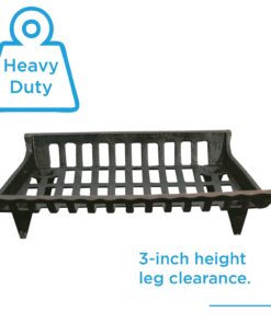 Panacea 15424 Cast Iron Fire Grate, Black, 24-Inch 16 71op46hNTKL