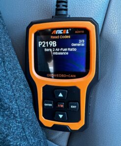 ANCEL AD410 Enhanced OBD II Vehicle Code Reader Automotive OBD2 Scanner Auto Check Engine Light Scan Tool (Black/Yellow) 43 71opzbt0bSL