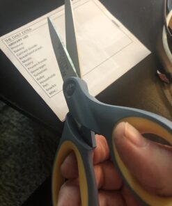 Westcott 13901 8-Inch Titanium Scissors For Office and Home, Yellow/Gray, 2 Pack 30 71oq9LkOl8L